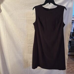 Dark olive green suede dress
